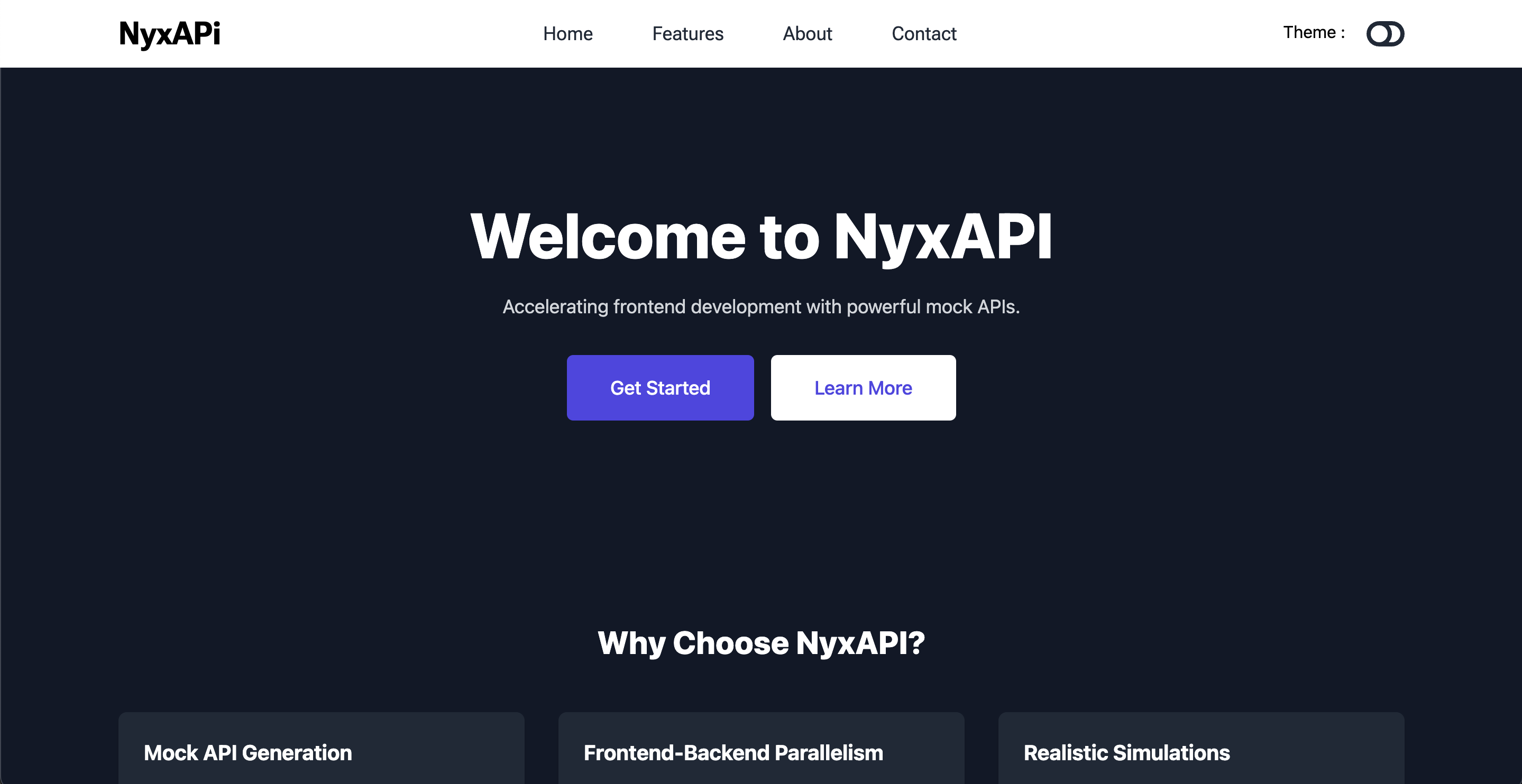 NyxAPI Logo Placeholder